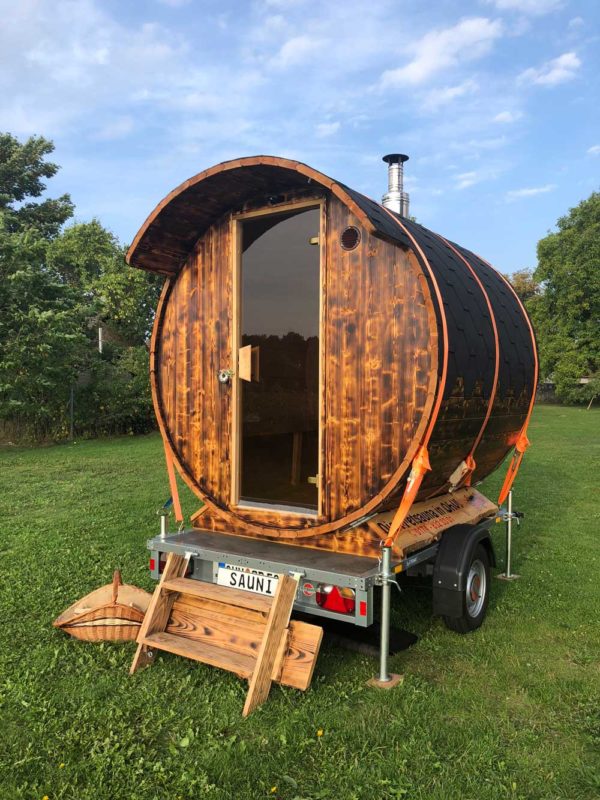 Mobile Fasssauna in OHV