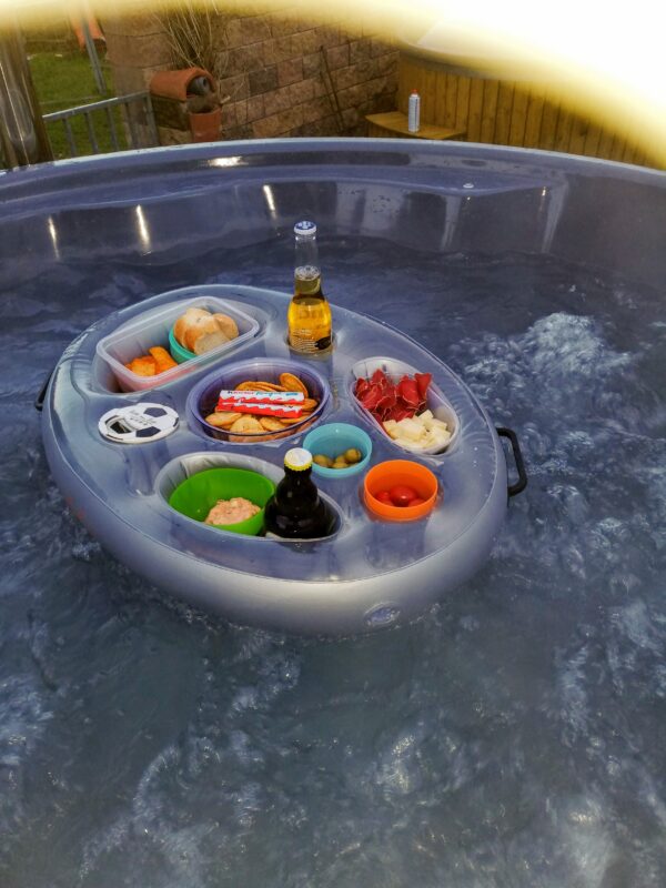 Mobiles Badefass / Badezuber / Hot Tub / Whirlpool auf dem Anhänger zu vermieten – Bild 3