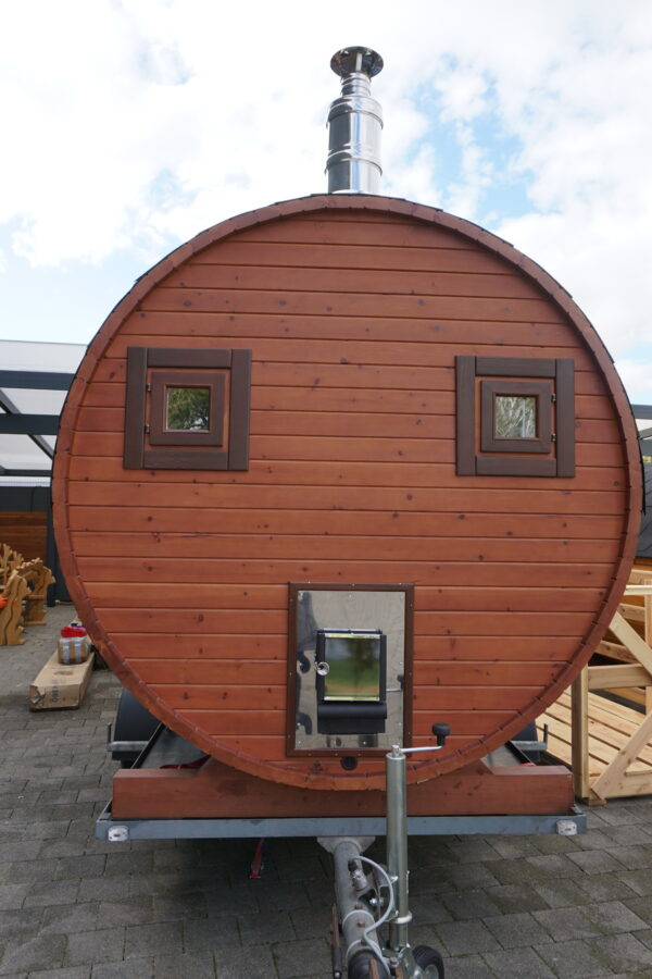 Fasssauna aus Zeder Holz 3,0m X 2,0m – Bild 4