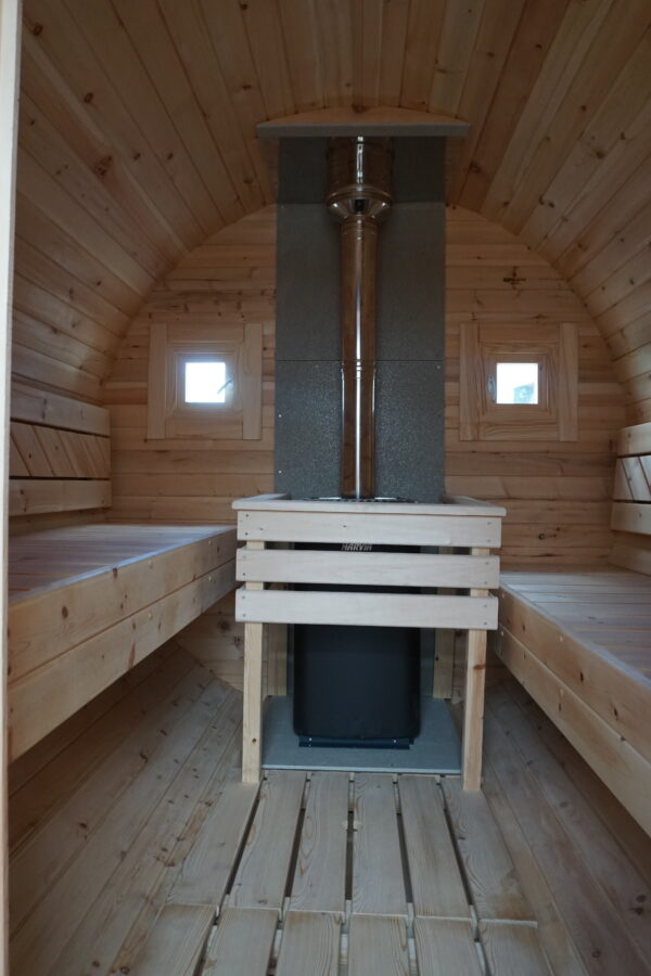 Fasssauna aus Zeder Holz 3,0m X 2,0m – Bild 7