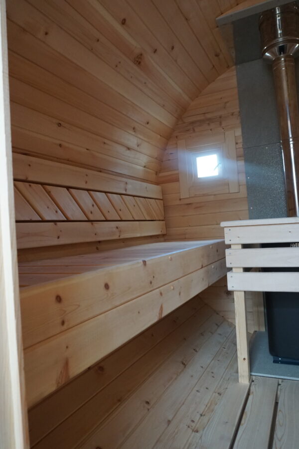 Fasssauna aus Zeder Holz 3,0m X 2,0m – Bild 6