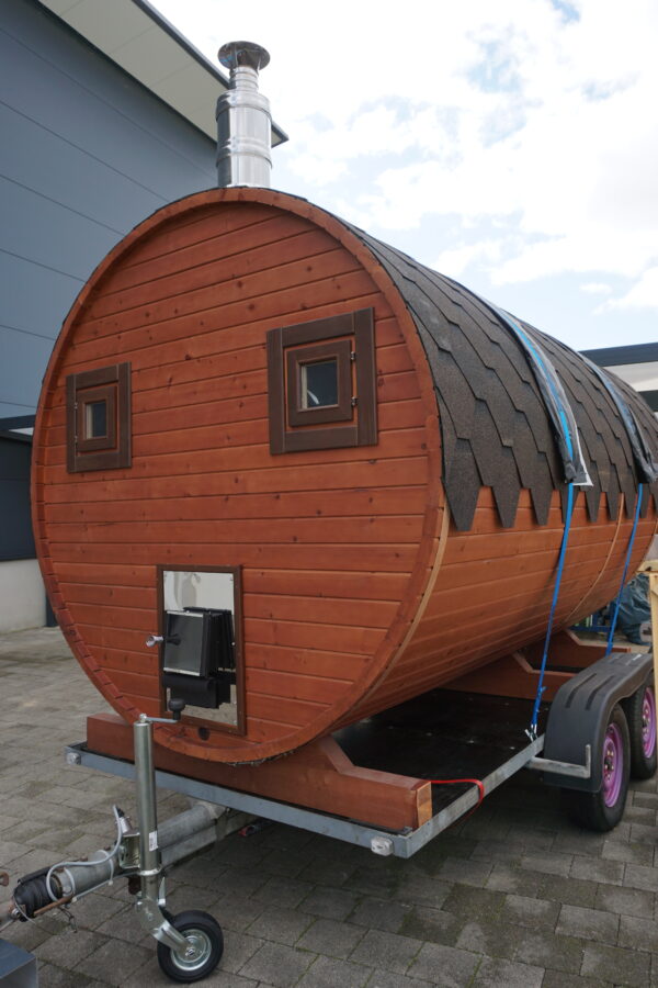 Fasssauna aus Zeder Holz 3,0m X 2,0m – Bild 5