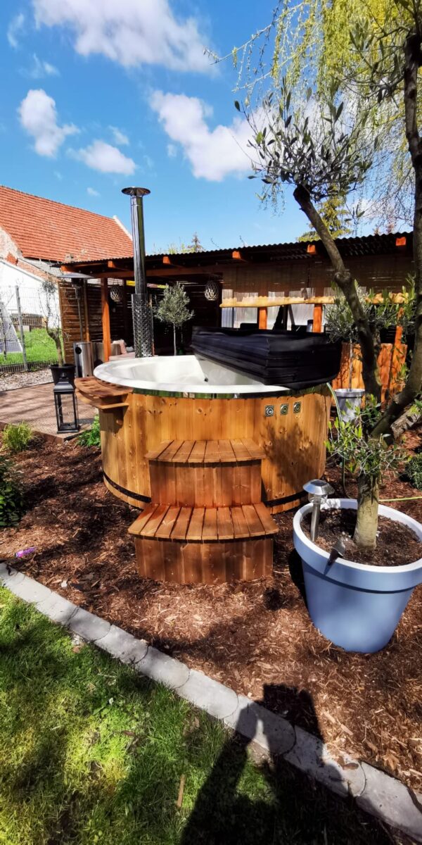 Mobiles Badefass, Whirlpool, Hot Tub zu Vermieten – Bild 2