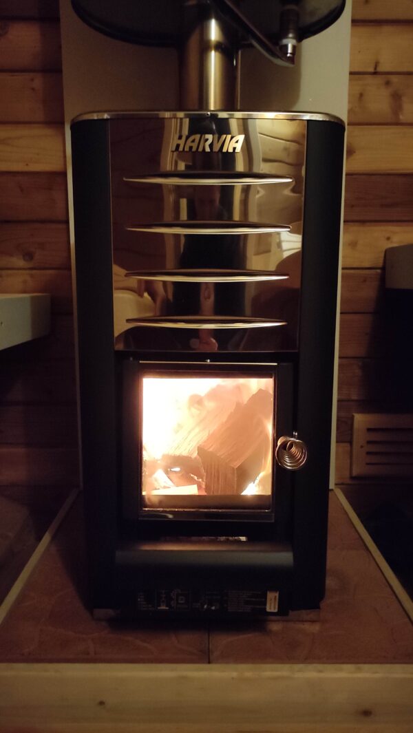 Thermoholz Fasssauna mit Vorraum – Bild 7